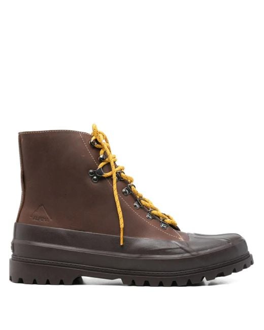 Superga Brown Alpina Boots for men