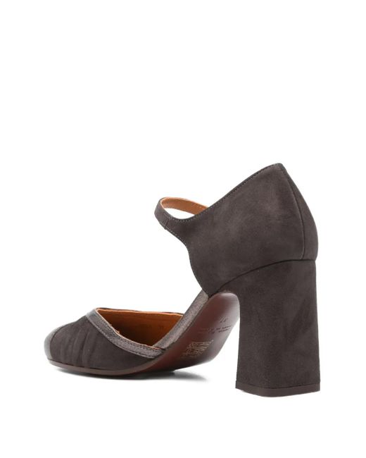 Chie Mihara Brown 80Mm Block-Heel Pumps