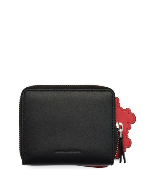 Marc Jacobs Red Leather Zip Wallet