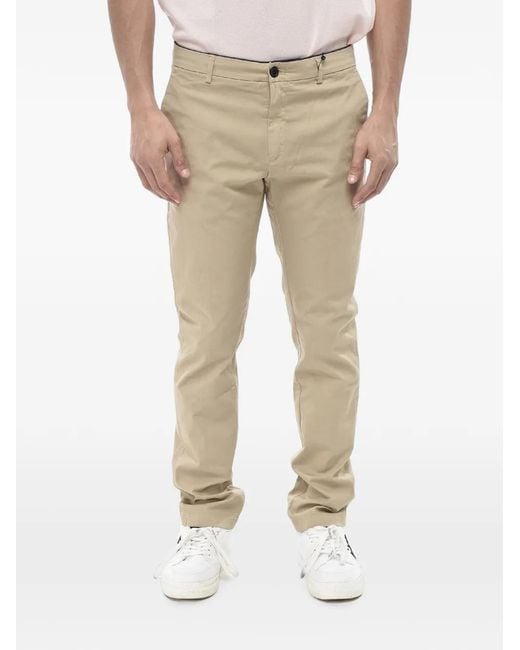 Department 5 Natural Regular-Waist Stretch-Cotton Trousers for men