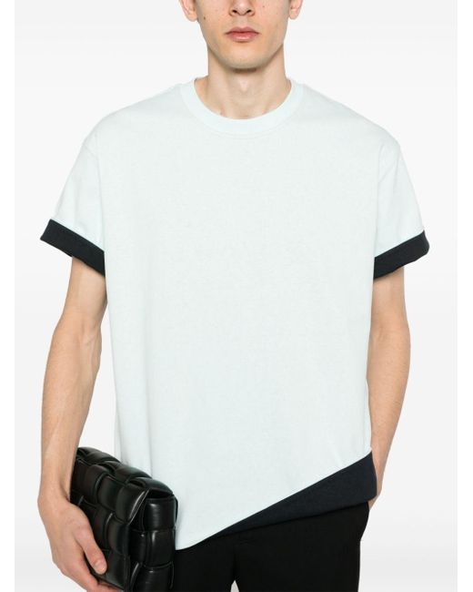 Camiseta con doble capa Bottega Veneta de hombre de color White