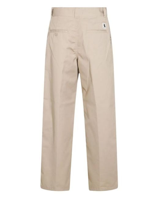 Carhartt Natural W' Craft Button-Fastening Trousers