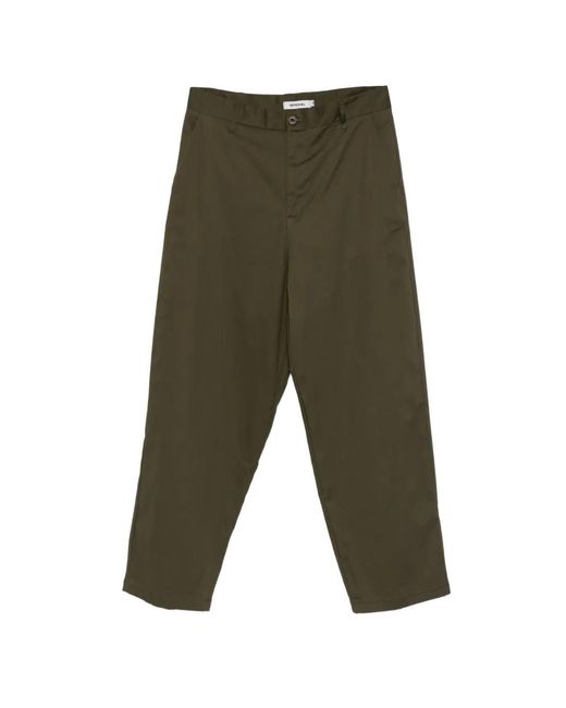 Imperial Green Buttoned Trousers for men