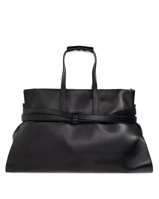 Moschino Black Belted Top-Handles Tote Bag for men
