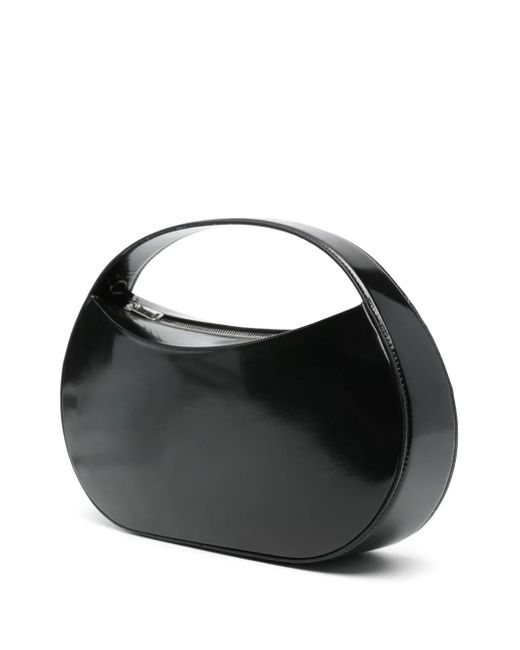 Coperni Black Sound Swipe Leather Tote Bag