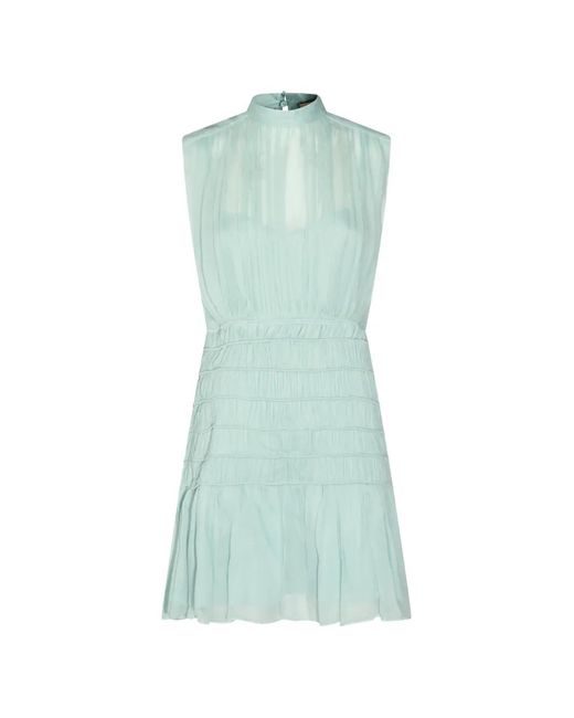 Twinset Green Sleeveless Mini Dress