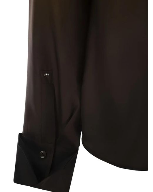 Max Mara Green Silk Dégradé Shirt