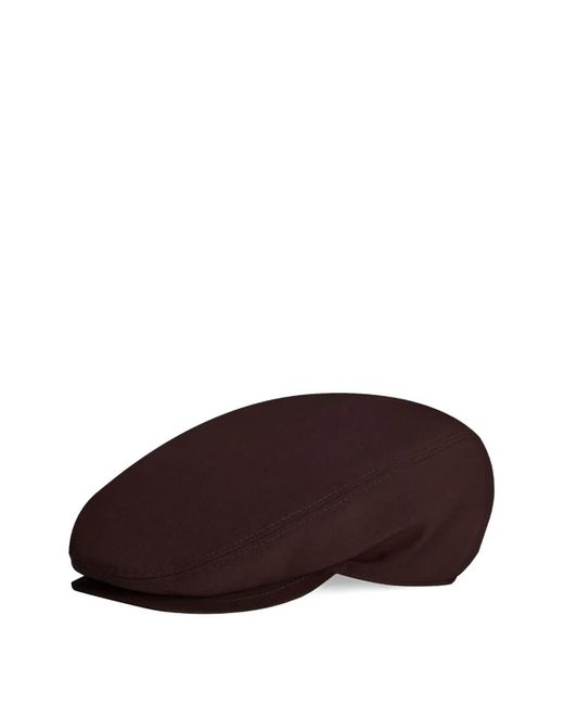 Dolce & Gabbana Brown Béret À Logo Appliqué for men