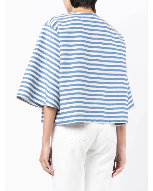 Bambah Blue Arayes Striped Jacket