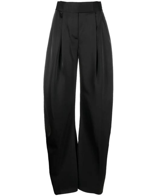 The Attico Black `gary` Long Pants