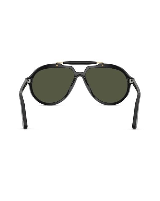 Persol Green Square Frame Sunglasses
