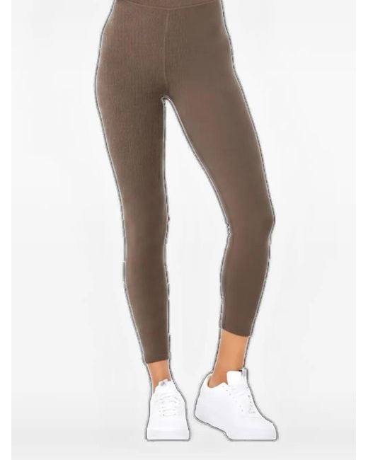 Alo Yoga Natural Elasticated-Waistband Leggings