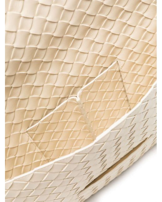 Bottega Veneta Natural Large Origami Envelop Clutch