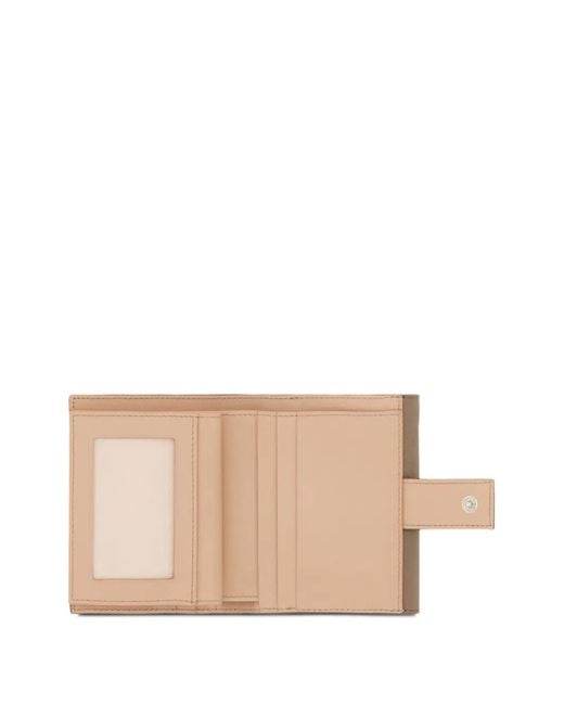 Ferragamo Natural Gancini Compact Wallet