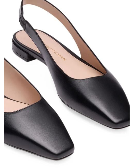 Stuart Weitzman White Stassi Slingback Pumps