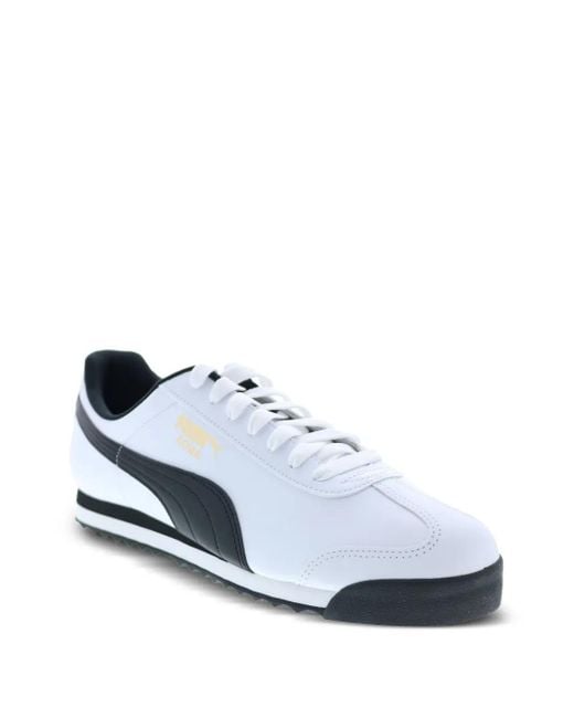 PUMA White Roma Basic Sneakers for men