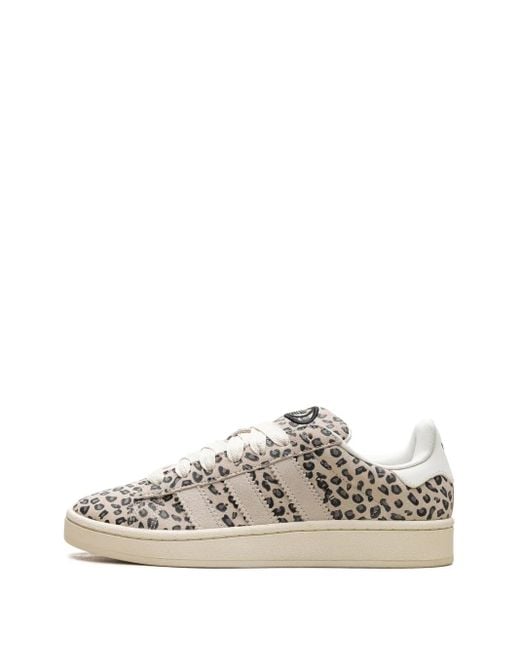 Adidas White Campus 00S "Leopard" Sneakers