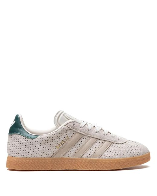 メンズ Adidas Gazelle "aluminium/collegiate Green" スニーカー White