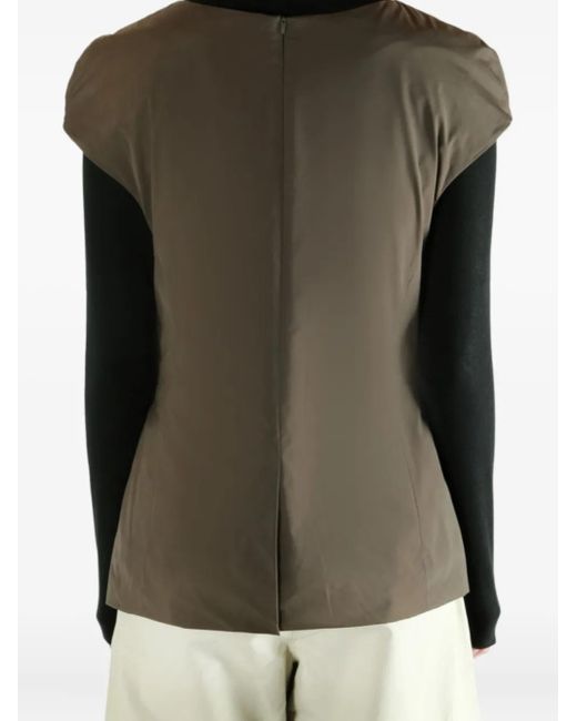 Amomento Green Cap-Sleeve Top