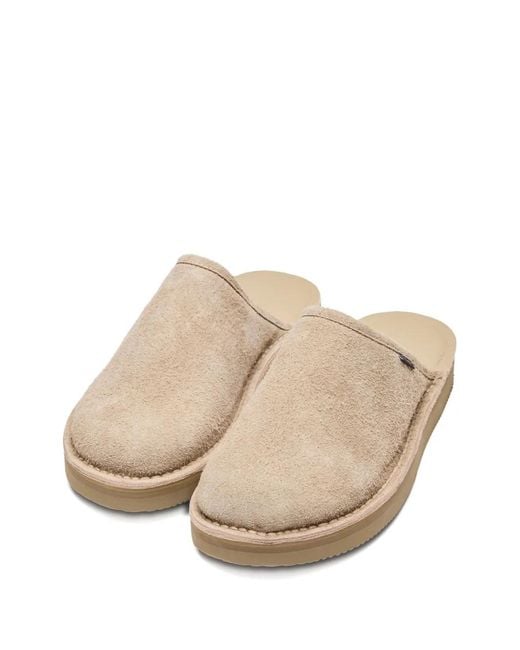 Suicoke Brown Suede Mule Boots