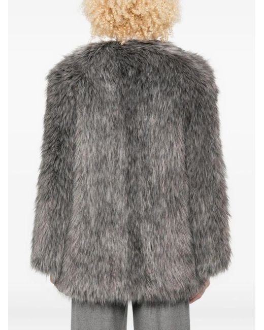 Thelaurent Jas Van Imitatiebont in het Gray