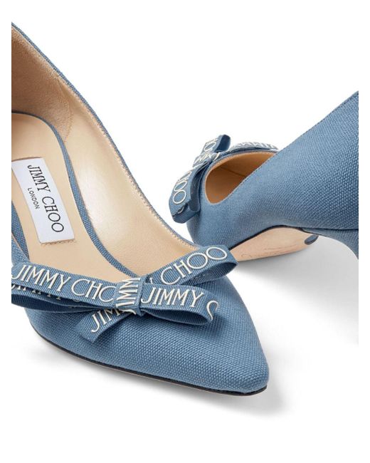 Zapatos Romy de tacón de 60 mm Jimmy Choo de color Blue