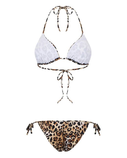 Top De Bikini Wild2 DSquared² de color White