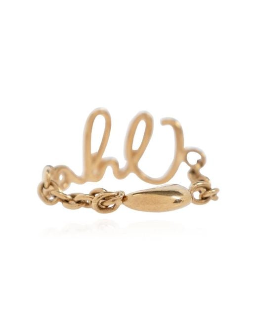 Chloé Metallic Doppelter Iconic Ring