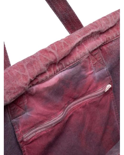 Anntian Purple Drawstring Fake Garden Shoulder Bag