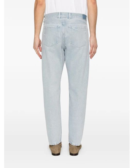 Eleventy White Button-Fastening Jeans for men