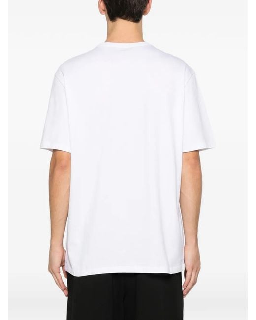 Calvin Klein White T-Shirt With Lettering Logo for men