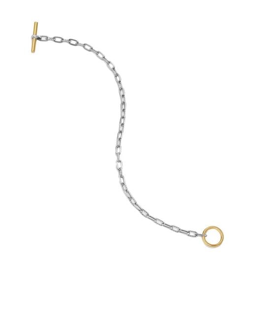 David Yurman White Sterling Dy Madison Bracelet