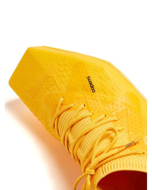 Coperni Yellow X Puma 90sqr Square-toe Sneakers