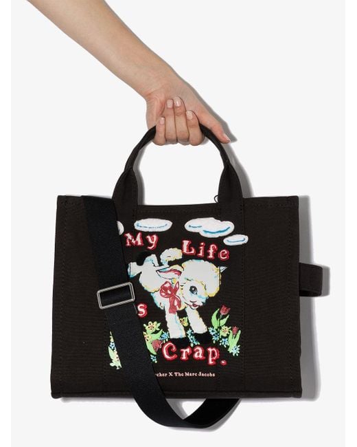 【MARC JACOBS】Magda Archer SIZE:S Marc Jacobs Black Magda Archer Edition Small Tote | Lyst