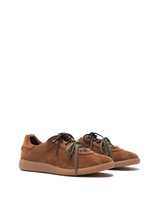 Scarosso Brown Suede Trainers