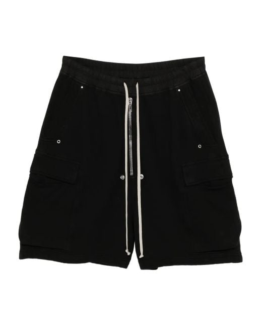 Rick Owens Klassische Cargo-Shorts in Black für Herren