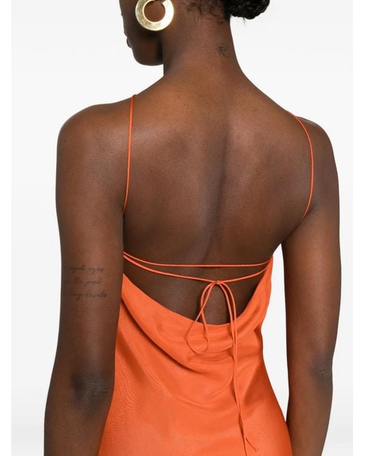 Sir Orange Danica Halterneck Mini Skirt