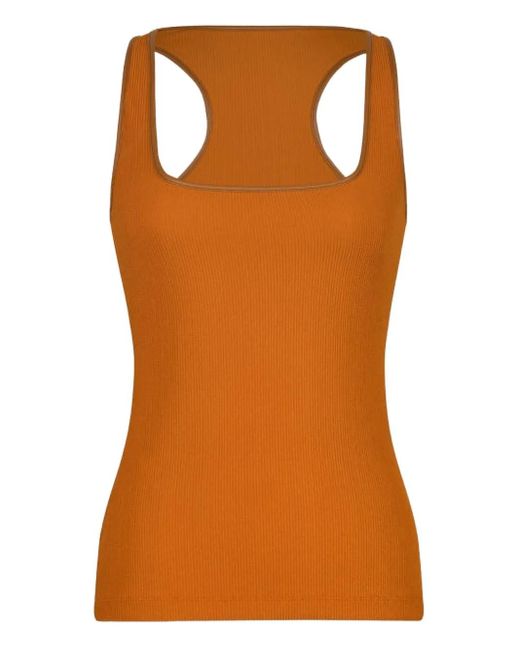 Johanna Ortiz Reinvention Gekreukte Top in het Orange