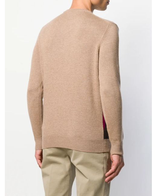 Ballantyne Red Patterned Sweater for men