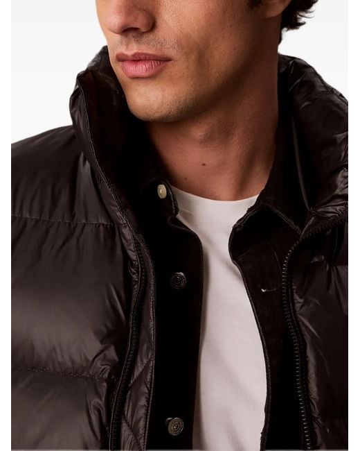Calvin Klein Black Quilted Logo-Print Gilet for men