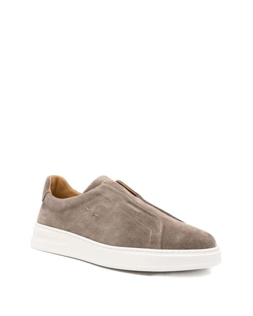 Henderson Brown Suede Sneakers for men