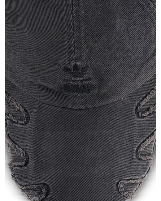 AVAVAV Gray X Adidas Originals Slashed Double Cap