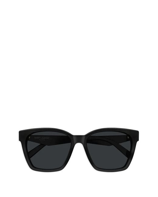 Saint Laurent Black Eckige Brille