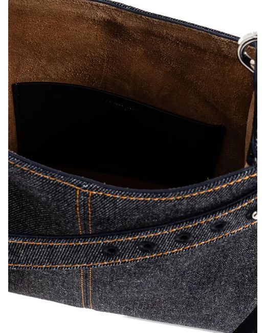 Givenchy Black Belted Denim Tote Bag