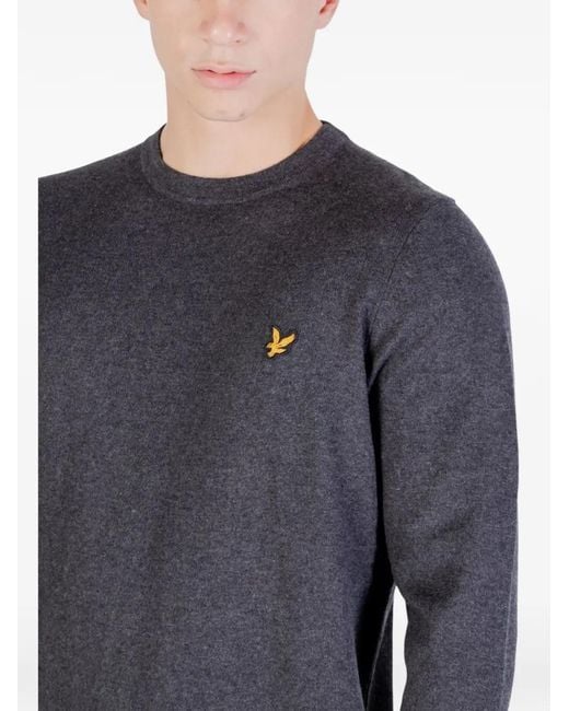 Lyle & Scott Pullover Mit Logo-Patch in Blue für Herren