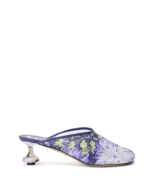 Loewe White Toy Mules