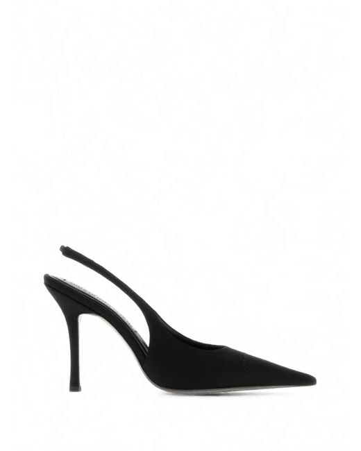 Alexander Wang Black Buffy Slingback-Pumps
