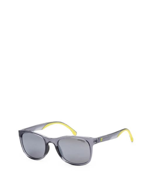 Carrera White Rectangle-Frame Sunglasses