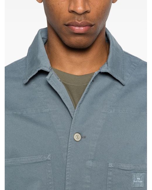 Paul Smith Blue Patch Pocket Chore Jacket for men