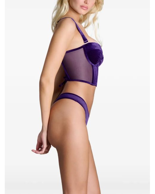 Maison Close Blue X Scandale Rococo Thong